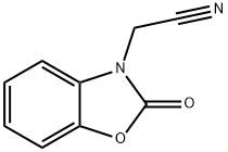 (2-oxo-1,3-benzoxazol-3(2H)-yl)acetonitrile Structure