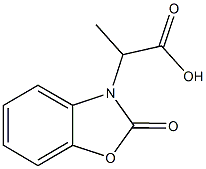 2-(2-OXO-1,3-BENZOXAZOL-3(2H)-YL)PROPANOIC ACID 구조식 이미지