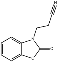 3-(2-OXO-2,3-DIHYDRO-1,3-BENZOXAZOL-3-YL)PROPANENITRILE Structure