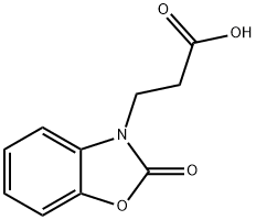 3-(2-OXO-2,3-DIHYDRO-1,3-BENZOXAZOL-3-YL)PROPANOIC ACID Structure