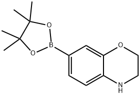 2H-1,4-Benzoxazine, 3,4-dihydro-7-(4,4,5,5-tetraMethyl-1,3,2-dioxaborolan-2-yl)- Structure
