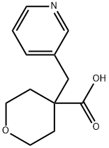 4-(Pyridin-3-ylmethyl)oxane-4-carboxylicacid Structure