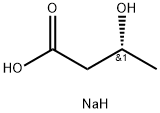 (R)-(-)-3-하이드록시부티르산,나트륨염 구조식 이미지