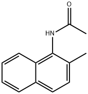 아세트아미드,N-(2-메틸-1-나프탈레닐)- 구조식 이미지