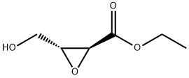 Oxiranecarboxylic acid, 3-(hydroxymethyl)-, ethyl ester, (2S-trans)- (9CI) Structure