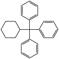 Cyclohexyltriphenylmethane Structure