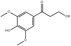 3,4'-Dihydroxy-3',5'-diMethoxypropiophenone 구조식 이미지