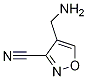 4-(aMinoMethyl)isoxazole-3-carbonitrile Structure