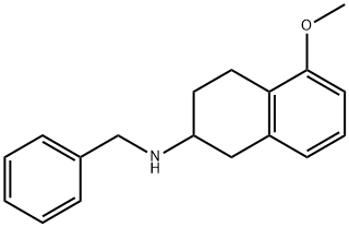 5-methoxy-1,2,3,4-tetrahydro-N-(phenylmethyl)- 2-Naphthalenamine (Rotigotine) 구조식 이미지