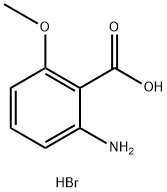 2-amino-6-methoxybenzoic acid hydrobromide 구조식 이미지