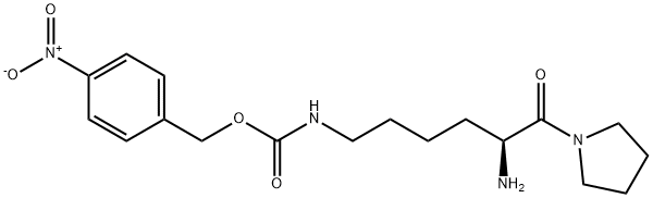 H-Lys(4-니트로-Z)-피롤리디드.HCl 구조식 이미지