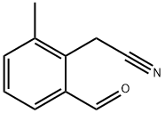 Benzeneacetonitrile, 2-formyl-6-methyl- (9CI) Structure