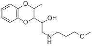 α-[[(3-메톡시프로필)아미노]메틸]-3-메틸-1,4-벤조디옥산-2-메탄올 구조식 이미지