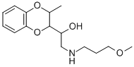 α-[[(3-Methoxypropyl)amino]methyl]-3-methyl-1,4-benzodioxane-2-methanol Structure