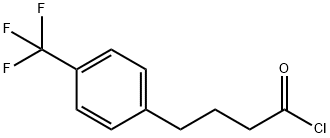 Benzenebutanoyl chloride, 4-(trifluoroMethyl)- Structure
