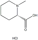 1-METHYLPIPERIDINE-2-CARBOXYLIC ACID HYDROCHLORIDE 구조식 이미지