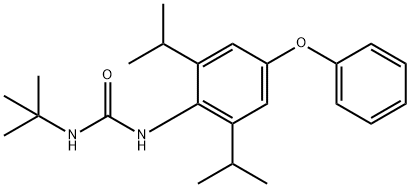 3-(2,6-DIISOPROPYL-4-PHENOXYPHENYL)-1-TERT-BUTYLUREA Structure
