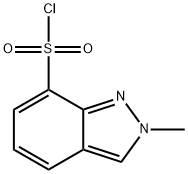 2-Methyl-2H-indazole-7-sulfonyl chloride Structure