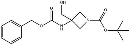 1-Boc-3-(Cbz-amino)azetidine-3-methanol Structure