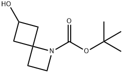 1-Boc-6-hydroxy-1-azaspiro[3.3]heptane Structure