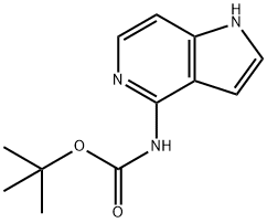 Carbamic acid, N-?1H-?pyrrolo[3,?2-?c]?pyridin-?4-?yl-?, 1,?1-?dimethylethyl ester Structure