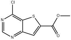 methyl 4-chlorothieno[3,2-d]pyrimidine-6-carboxylate 구조식 이미지