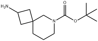 tert-butyl 2-amino-6-azaspiro[3.5]nonane-6-carboxylate 구조식 이미지