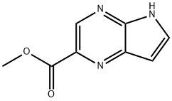 methyl 5H-pyrrolo[2,3-b]pyrazine-2-carboxylate Structure