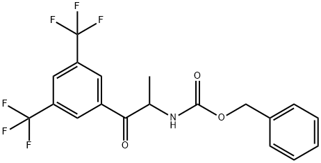 Benzyl [2-(3,5-Bis(trifluoroMethyl)phenyl)-1-Methyl-2-oxo-ethyl]carbaMate Structure