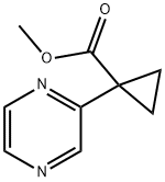 Methyl 1-(pyrazin-2-yl)cyclopropanecarboxylate Structure