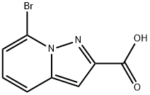 7-Bromopyrazolo[1,5-a]pyridine-2-carboxylic acid Structure