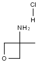 3-Methyl-3-oxetanaMine hydrochloride Structure
