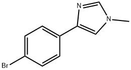 4-(4-BROMO-PHENYL)-1-METHYL-1H-IMIDAZOLE Structure