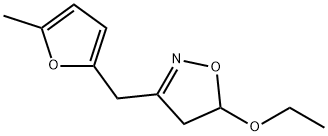 Isoxazole, 5-ethoxy-4,5-dihydro-3-[(5-methyl-2-furanyl)methyl]- (9CI) 구조식 이미지