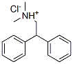 2,2-diphenylethyldimethylammonium chloride Structure