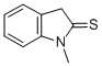 1-METHYL-1,3-DIHYDRO-INDOLE-2-THIONE Structure