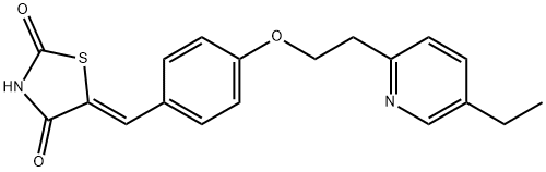 5-[4-[2-(5-Ethyl-2-Pyridyl)Ethoxy]-2-Imino-4-Thiazoldione Structure