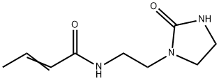 N-[2-(2-oxoimidazolidin-1-yl)ethyl]crotonamide  Structure