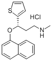 Duloxetine hydrochloride 구조식 이미지