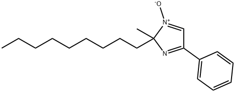 2-METHYL-2-NONYL-4-PHENYL-2H-IMIDAZOLE-1-OXIDE 구조식 이미지