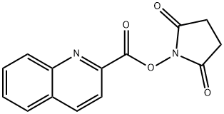 QUINALDIC ACID SUCCINIMIDE ESTER Structure