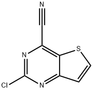 2-chlorothieno[3,2-d]pyriMidine-4-carbonitrile Structure