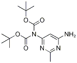 디-tert-부틸(6-aMino-2-메틸피리미딘-4-일)카르바메이트 구조식 이미지