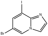 이미다조[1,2-a]피리딘,6-브로모-8-요오도- 구조식 이미지