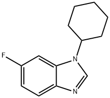 1-Cyclohexyl-6-fluoro-1,3-benzodiazole Structure