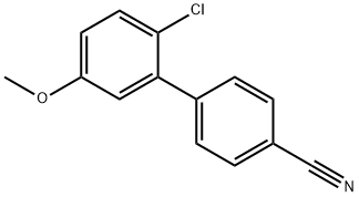 4-(2-Chloro-5-Methoxyphenyl)benzonitrile Structure