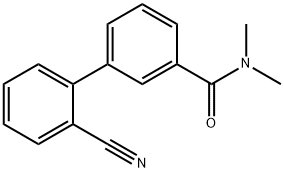 3-(2-Cyanophenyl)-N,N-diMethylbenzaMide Structure