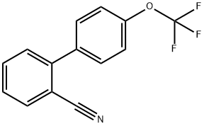 2-[4-(TrifluoroMethoxy)phenyl]benzonitrile Structure