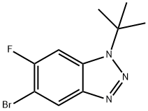 5-BroMo-1-tert-butyl-6-fluorobenzotriazole Structure