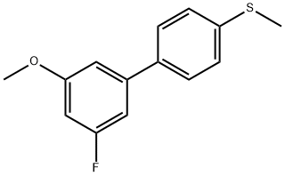 3-플루오로-5-메톡시-4'-메틸티오바이페닐 구조식 이미지